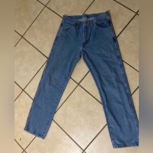 Rustler Men's Straight Blue Jeans